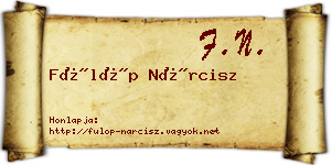 Fülöp Nárcisz névjegykártya